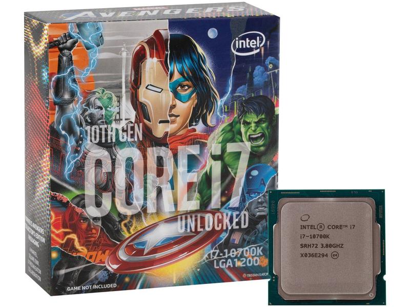 【美品】intel corei7 10700k Processador Intel Core i7-10700KF - 10ª Geração - LGA1200 - Peças